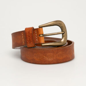 Wrangler - Pasek skórzany